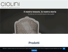 Tablet Screenshot of ciolini.it